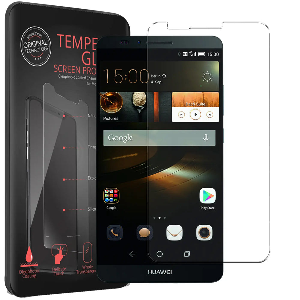 Kratzfeste und bruchsichere 9H Panzerfolie für Huawei Mate 7