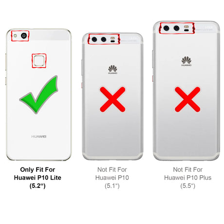 Kratzfeste und bruchsichere 9H Panzerfolie für Huawei P10 Lite