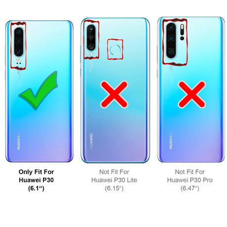 Kratzfeste und bruchsichere 9H Panzerfolie für Huawei P30