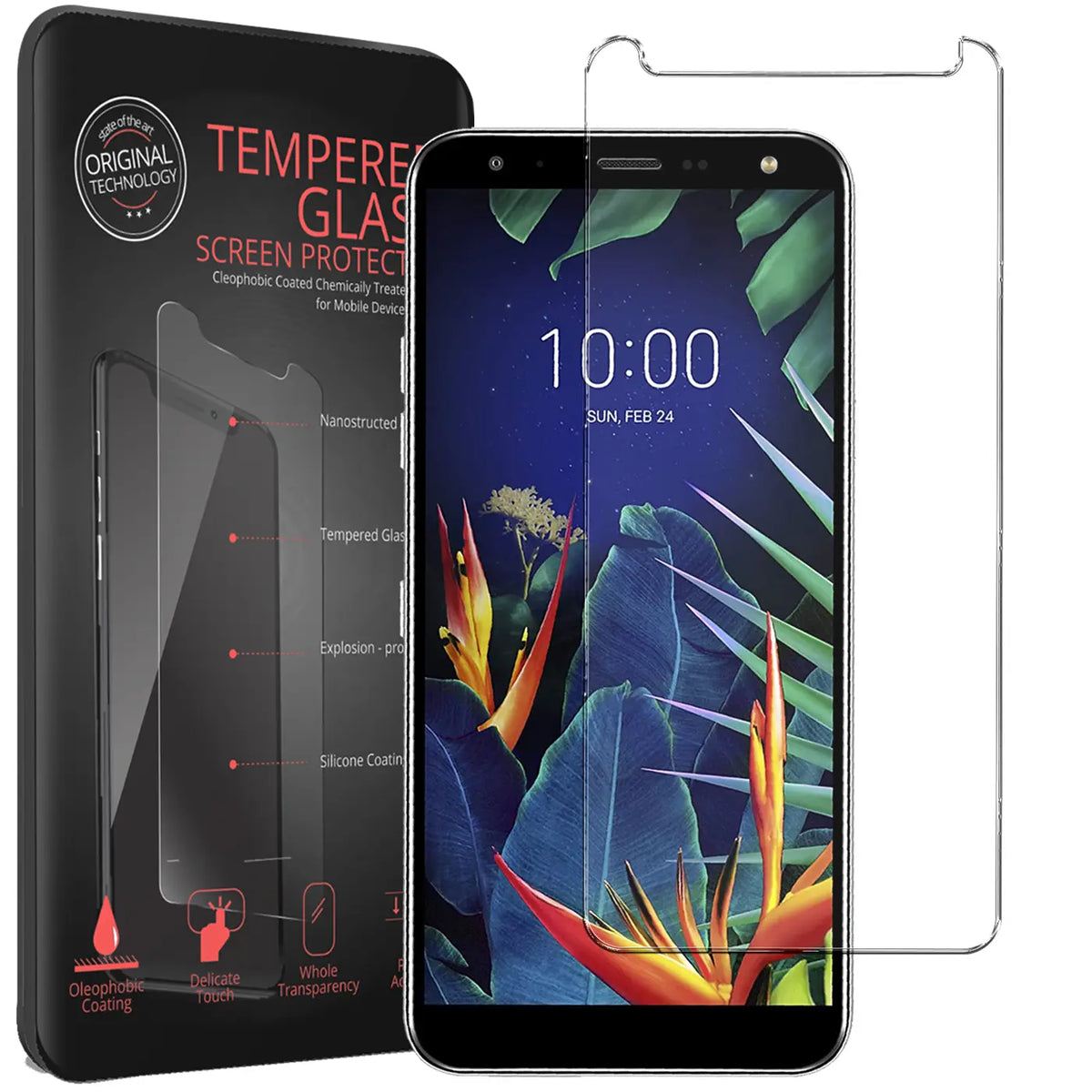 Kratzfeste und bruchsichere 9H Panzerfolie für LG K40