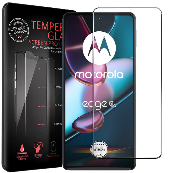 Motorola Edge 30 Pro - 2x 9H Glasfolie für Display & Kamera