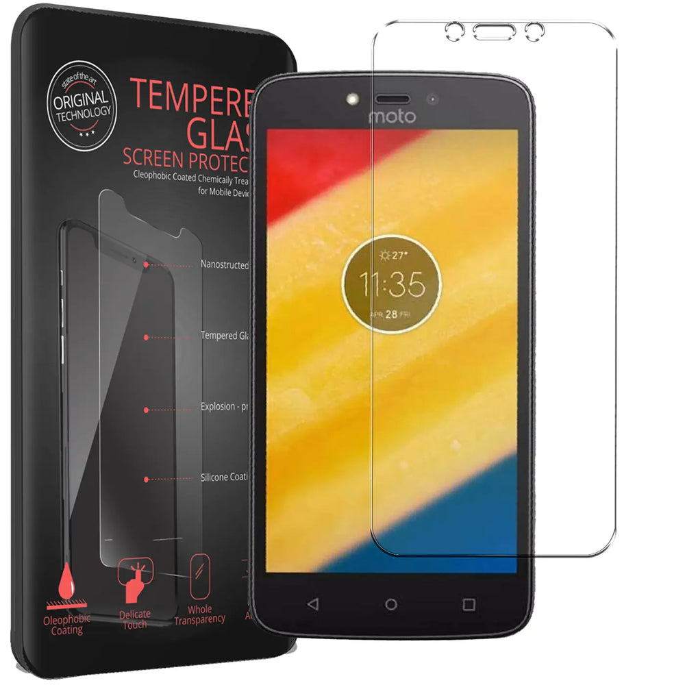 Kratzfeste und bruchsichere 9H Panzerfolie für Motorola Moto C Plus