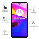 Kratzfeste und bruchsichere 9H Panzerfolie für Motorola Moto E20 / E30 / E40