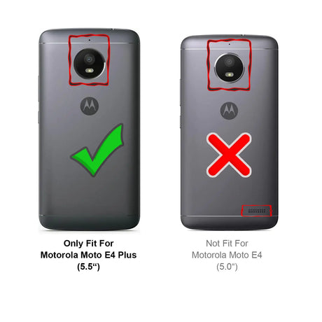 Kratzfeste und bruchsichere 9H Panzerfolie für Motorola Moto E4 Plus