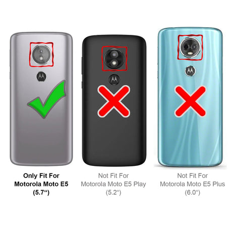 Kratzfeste und bruchsichere 9H Panzerfolie für Motorola Moto E5