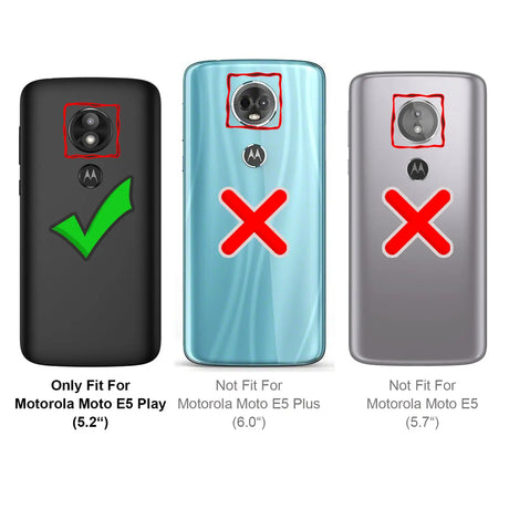 Kratzfeste und bruchsichere 9H Panzerfolie für Motorola Moto E5 Play