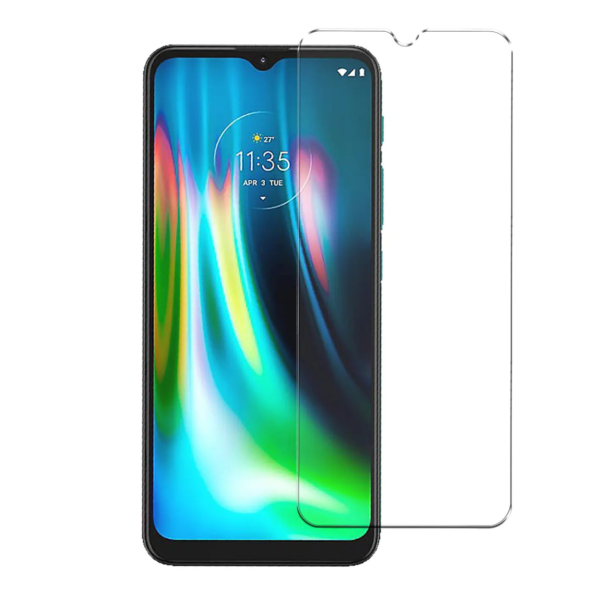 Kratzfeste und bruchsichere 9H Panzerfolie für Motorola Moto E7 Plus