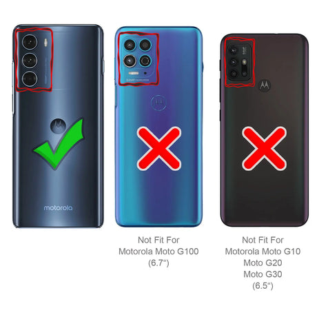 Kratzfeste und bruchsichere 9H Panzerfolie für Motorola Moto G200 5G