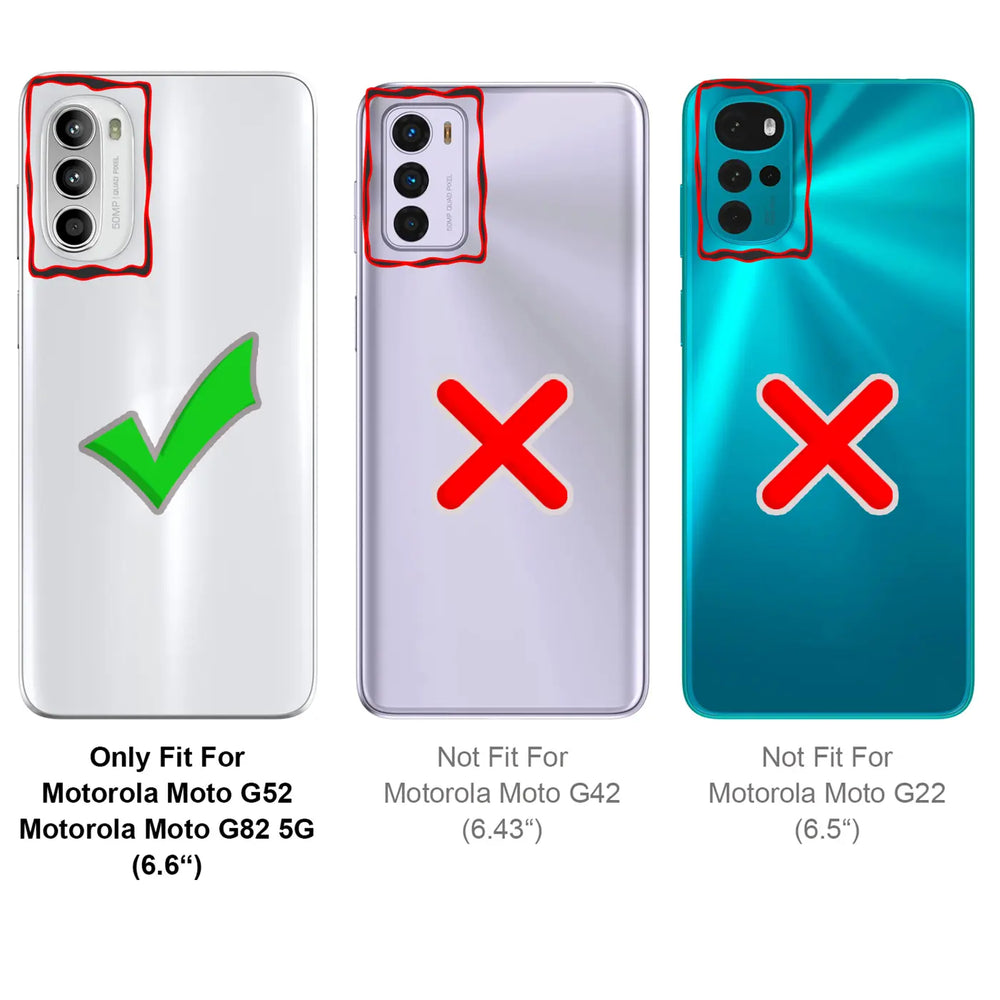 Kratzfeste und bruchsichere 9H Panzerfolie für Motorola Moto G52 / G82 5G