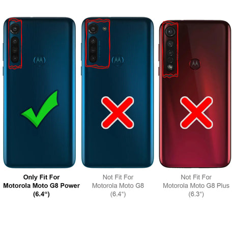 Kratzfeste und bruchsichere 9H Panzerfolie für Motorola Moto G8 Power
