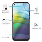 Kratzfeste und bruchsichere 9H Panzerfolie für Motorola Moto G9 Power
