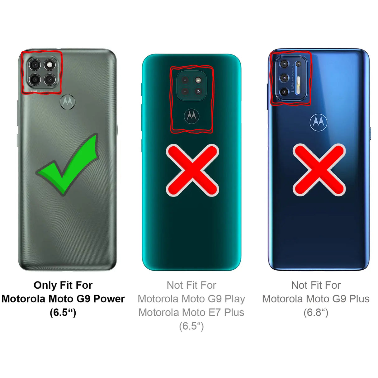 Kratzfeste und bruchsichere 9H Panzerfolie für Motorola Moto G9 Power