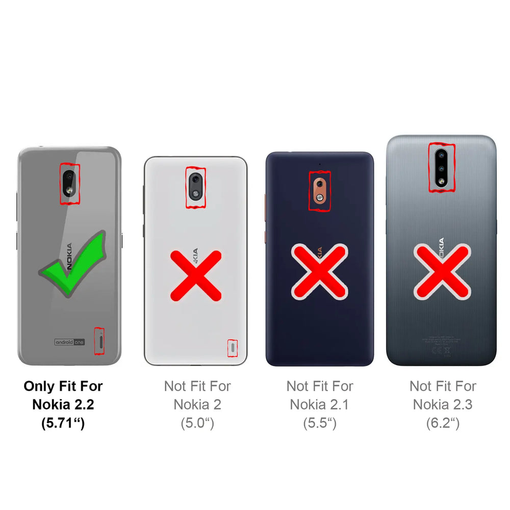 Kratzfeste und bruchsichere 9H Panzerfolie für Nokia 2.2