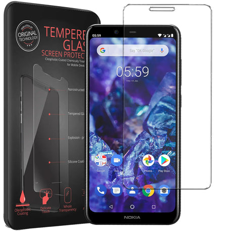 Kratzfeste und bruchsichere 9H Panzerfolie für Nokia 5.1