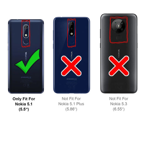 Kratzfeste und bruchsichere 9H Panzerfolie für Nokia 5.1