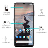 Kratzfeste und bruchsichere 9H Panzerfolie für Nokia G20 / G10