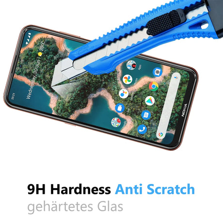 Kratzfeste und bruchsichere 9H Panzerfolie für Nokia X20 / X10