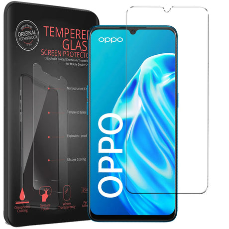 Kratzfeste und bruchsichere 9H Panzerfolie für Oppo A15