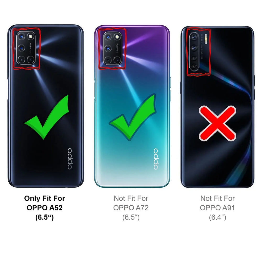 Kratzfeste und bruchsichere 9H Panzerfolie für Oppo A52 / A72