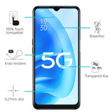 Kratzfeste und bruchsichere 9H Panzerfolie für Oppo A55 5G