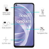 Kratzfeste und bruchsichere 9H Panzerfolie für Oppo A73 5G