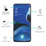Kratzfeste und bruchsichere 9H Panzerfolie für Oppo Reno 2