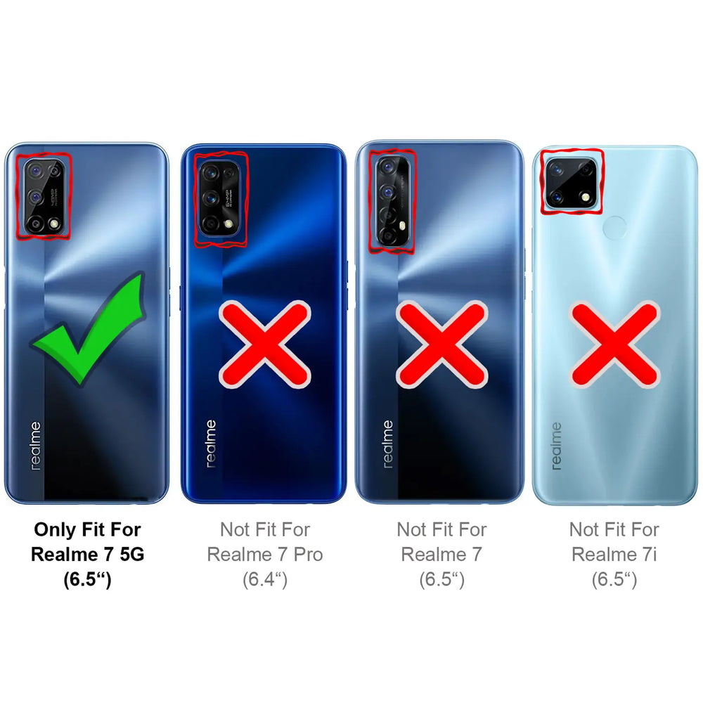 Kratzfeste und bruchsichere 9H Panzerfolie für Realme 7 5G