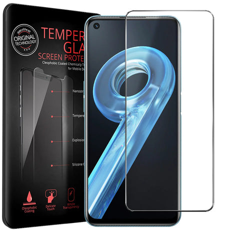 Kratzfeste und bruchsichere 9H Panzerfolie für Realme 9i