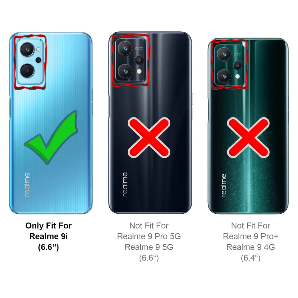 Kratzfeste und bruchsichere 9H Panzerfolie für Realme 9i