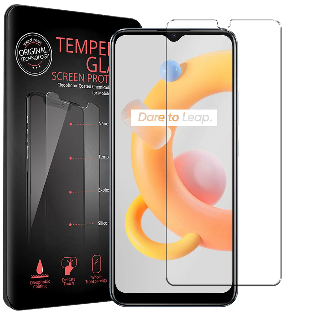 Kratzfeste und bruchsichere 9H Panzerfolie für Realme C11