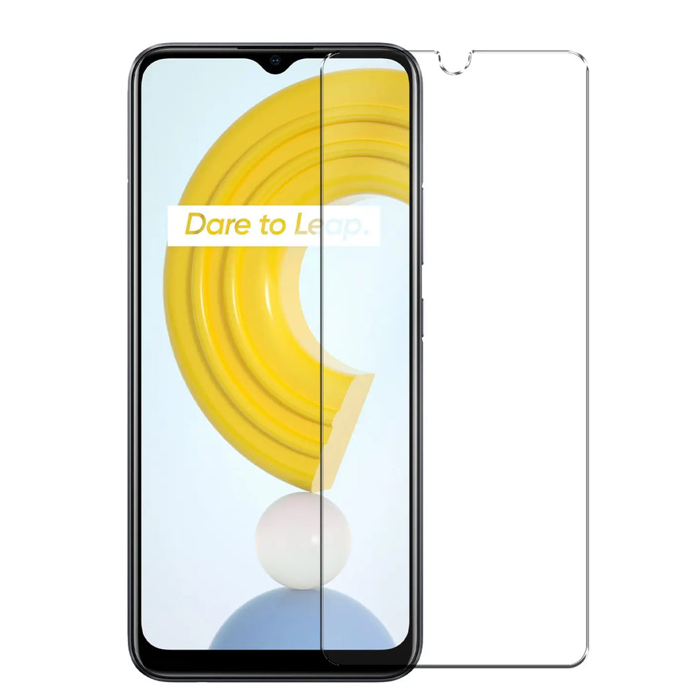 Kratzfeste und bruchsichere 9H Panzerfolie für Realme C21