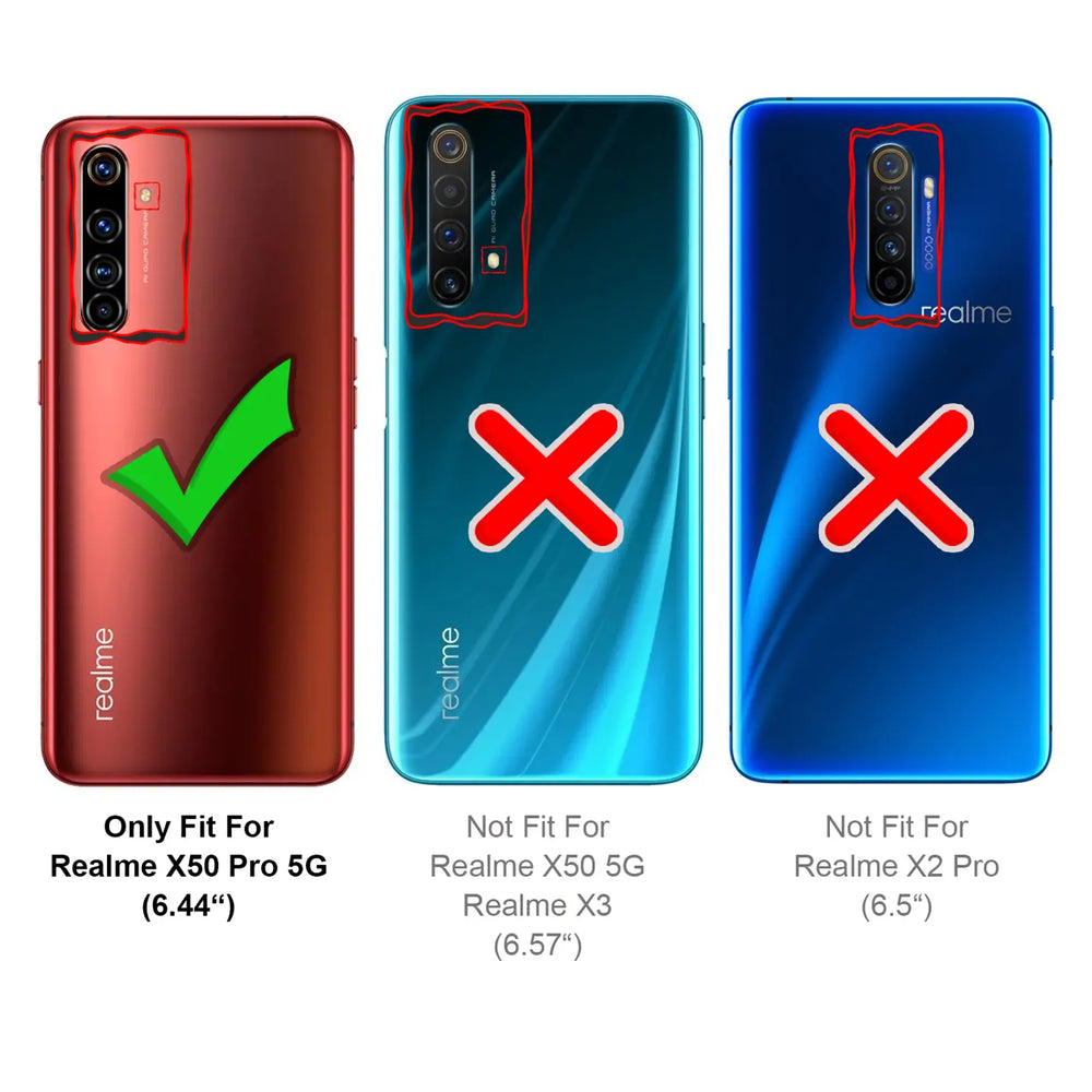 Kratzfeste und bruchsichere 9H Panzerfolie für Realme X50 Pro