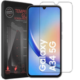 Kratzfeste und bruchsichere 9H Panzerfolie für Samsung Galaxy A34 5G