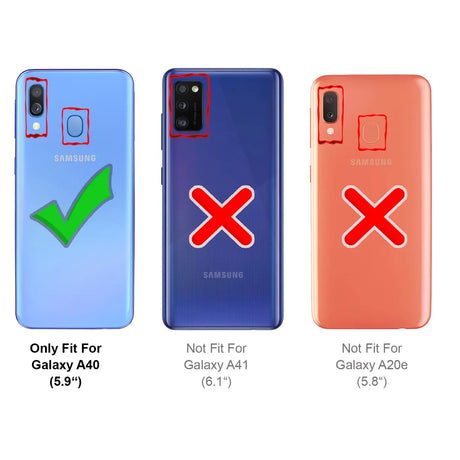 Kratzfeste und bruchsichere 9H Panzerfolie für Samsung Galaxy A40