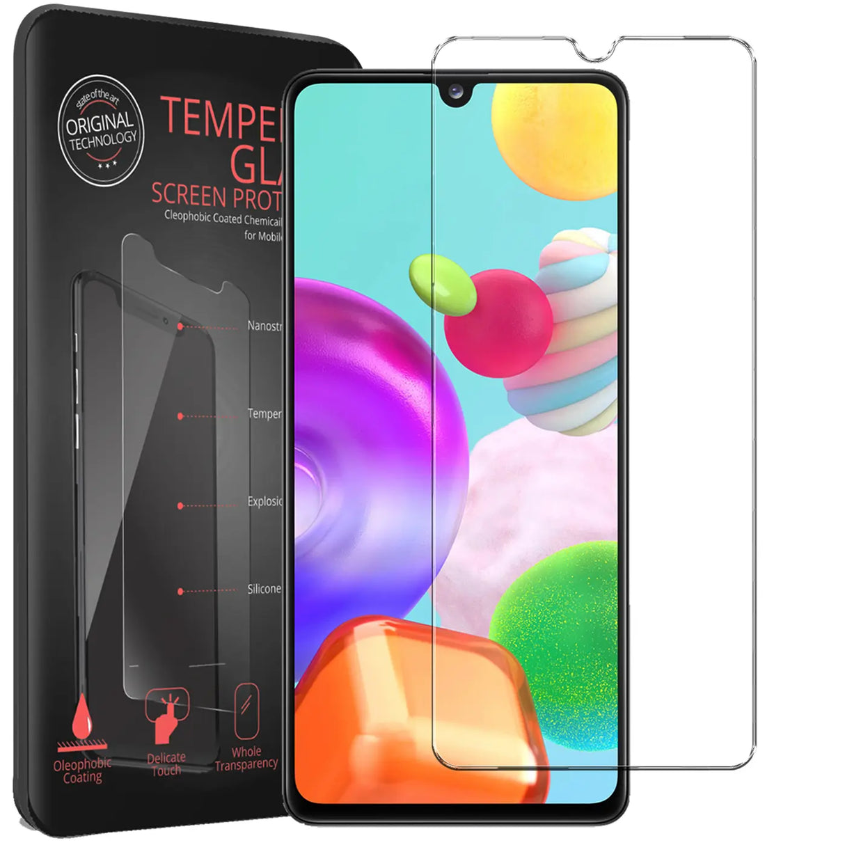 Kratzfeste und bruchsichere 9H Panzerfolie für Samsung Galaxy A41