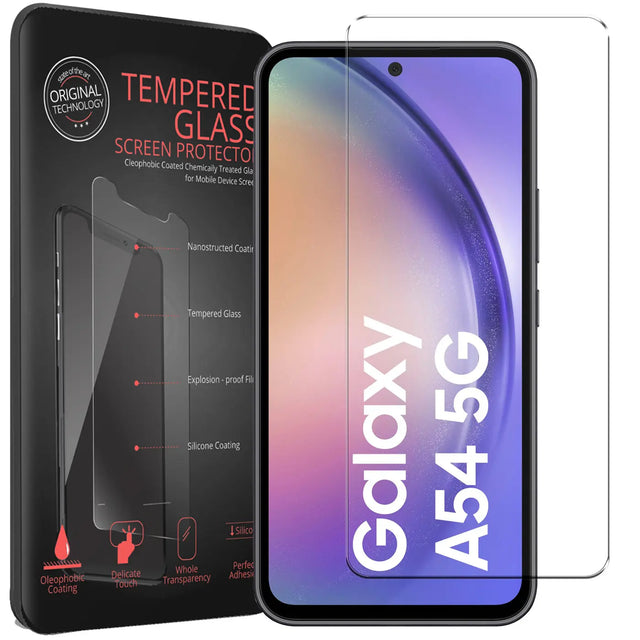 Kratzfeste und bruchsichere 9H Panzerfolie für Samsung Galaxy A54 5G