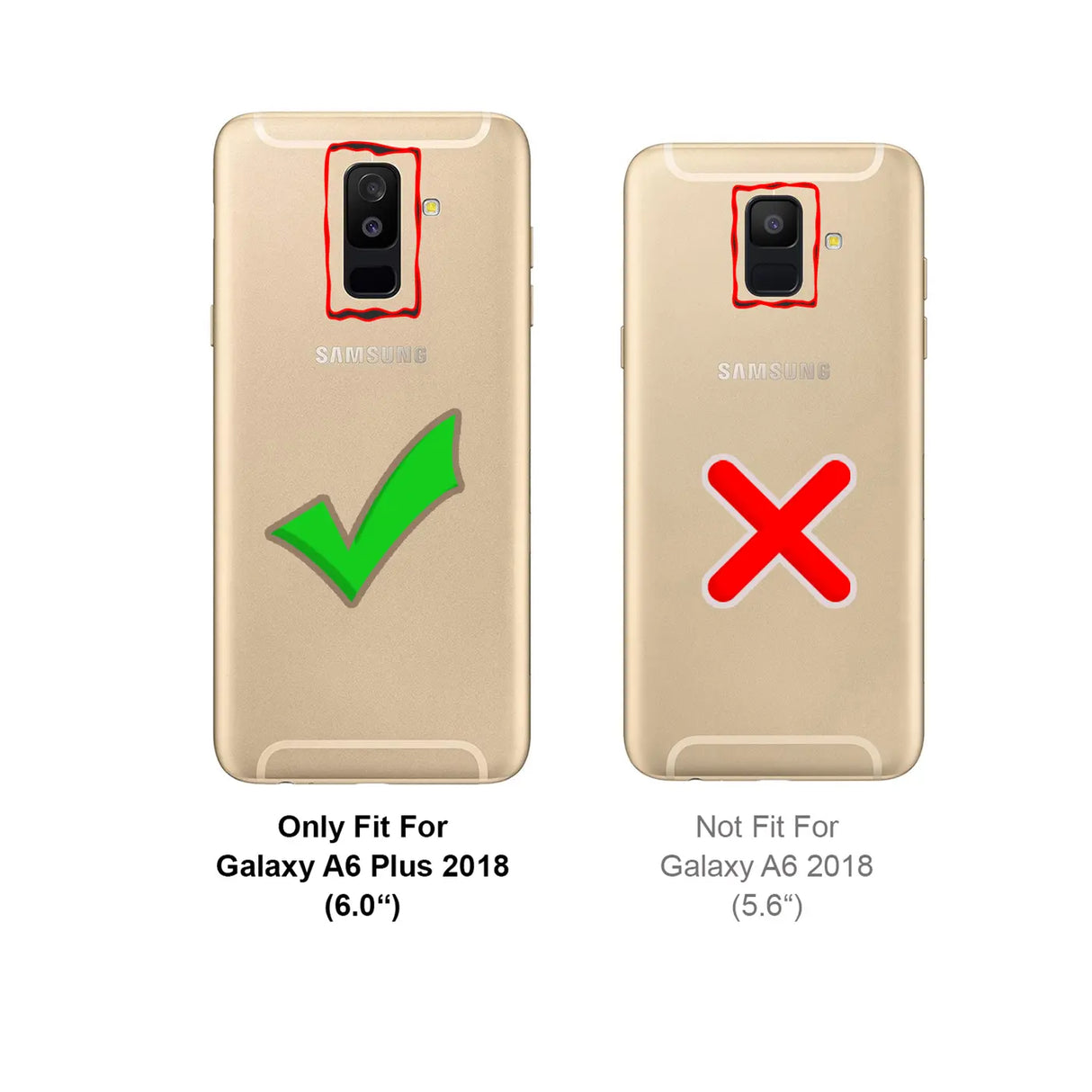 Kratzfeste und bruchsichere 9H Panzerfolie für Samsung Galaxy A6 Plus