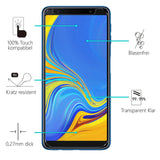 Kratzfeste und bruchsichere 9H Panzerfolie für Samsung Galaxy A7 2018