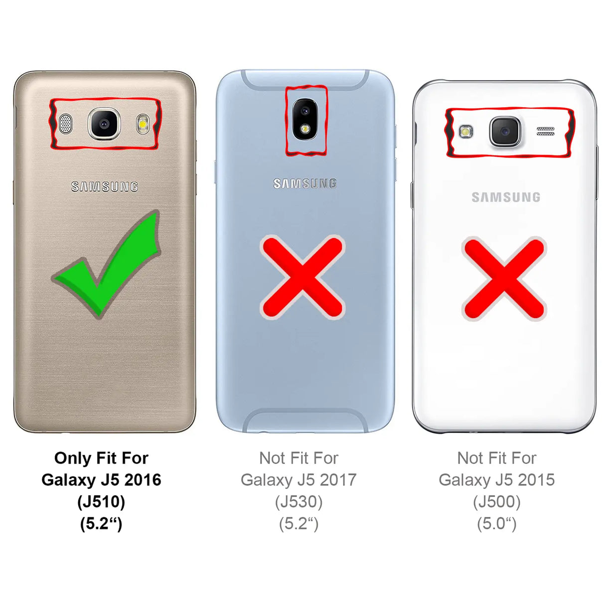 Kratzfeste und bruchsichere 9H Panzerfolie für Samsung Galaxy J5 2016
