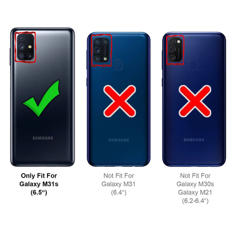 Kratzfeste und bruchsichere 9H Panzerfolie für Samsung Galaxy M31s