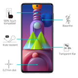 Kratzfeste und bruchsichere 9H Panzerfolie für Samsung Galaxy M51