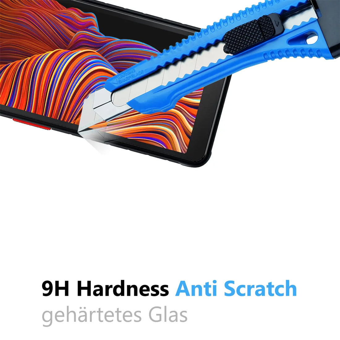 Widerstandsfähiges 9H Hartglas