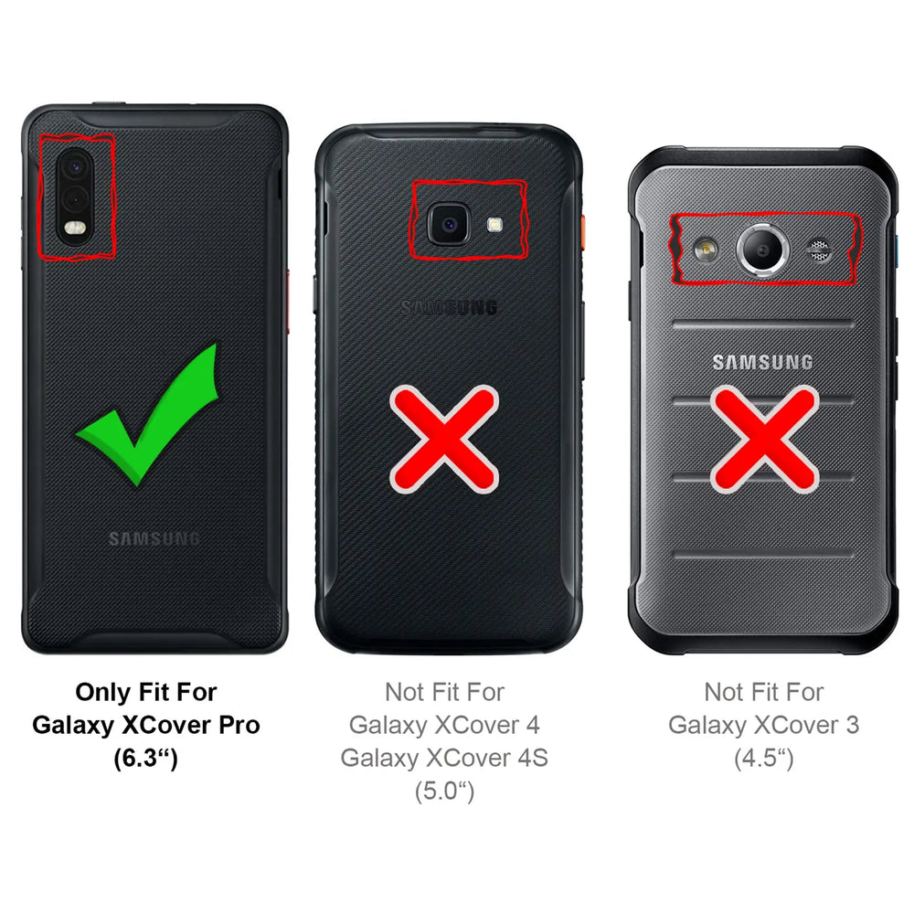 Kratzfeste und bruchsichere 9H Panzerfolie für Samsung Galaxy Xcover Pro