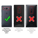 Kratzfeste und bruchsichere 9H Panzerfolie für Sony Xperia XZ2 Compact