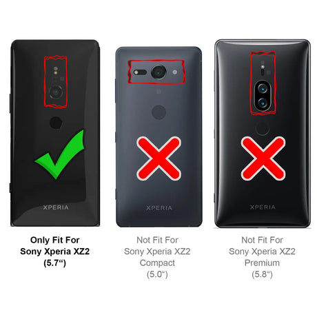 Kratzfeste und bruchsichere 9H Panzerfolie für Sony Xperia XZ2