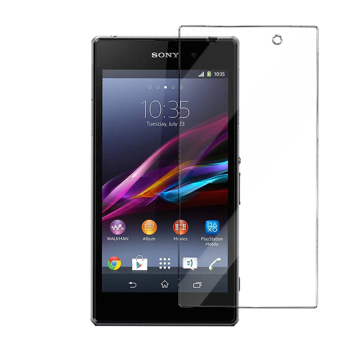 Kratzfeste und bruchsichere 9H Panzerfolie für Sony Xperia Z1