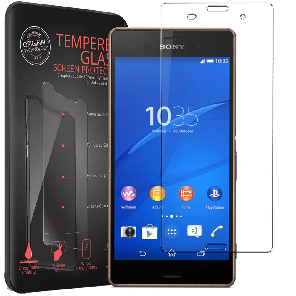 Kratzfeste und bruchsichere 9H Panzerfolie für Sony Xperia Z3