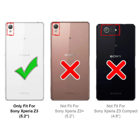 Kratzfeste und bruchsichere 9H Panzerfolie für Sony Xperia Z3