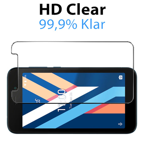 Kratzfeste und bruchsichere 9H Panzerfolie für Wiko Y52