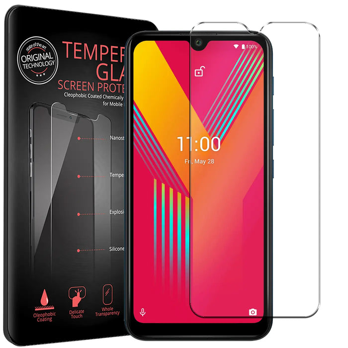 Wiko Y62 - 2x 9H Glasfolie für Display & Kamera